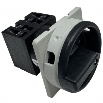 Hauptschalter 3-​Polig 20 A - Fronteinbau IP65 Schwarz